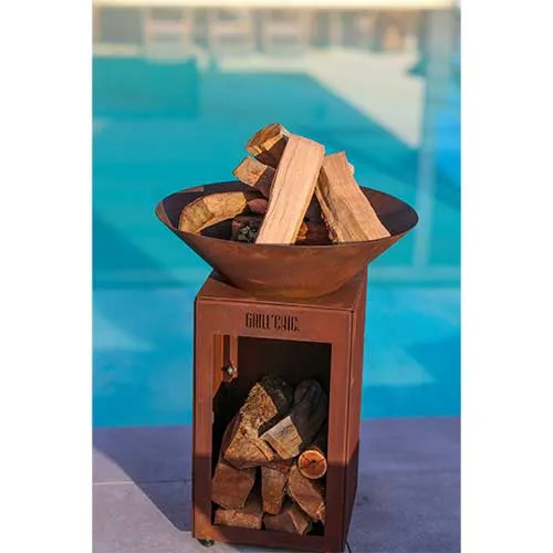 Bol à feu Auvergnat Rond Acier CORTEN - GRILL CHIC