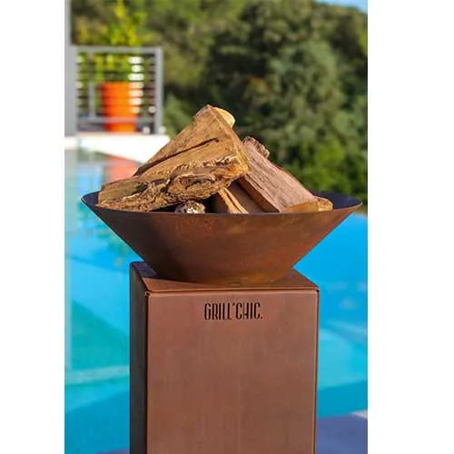 Bol à feu Auvergnat Rond Acier CORTEN - GRILL CHIC