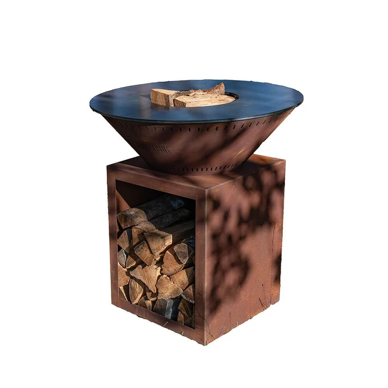 Pack Printemps Brasero Classique CORTEN Double Cuve - GRILL CHIC