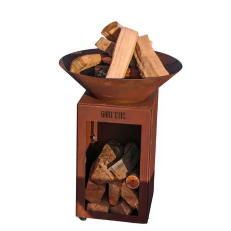 Bol à feu Cévenol Rond Acier CORTEN - GRILL CHIC