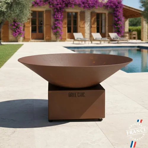 Bol à feu Cévenol Pool Acier CORTEN - GRILL CHIC