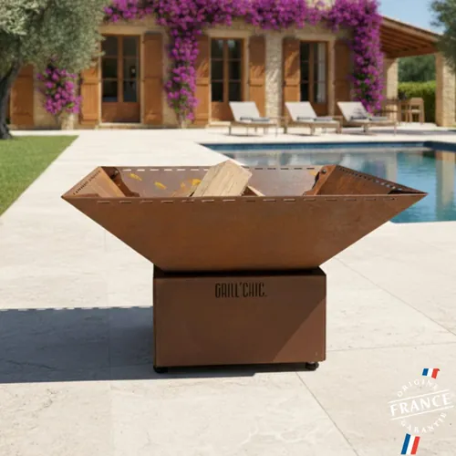Bol à feu Cévenol Pool Acier CORTEN - GRILL CHIC