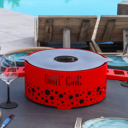 P'tit Grill Brasero Plancha de Table Acier - GRILL CHIC