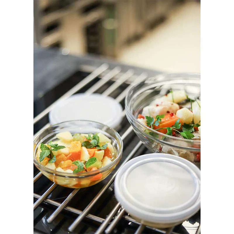 Lot de 3 boites conservation verre rondes Freshbox - DURALEX