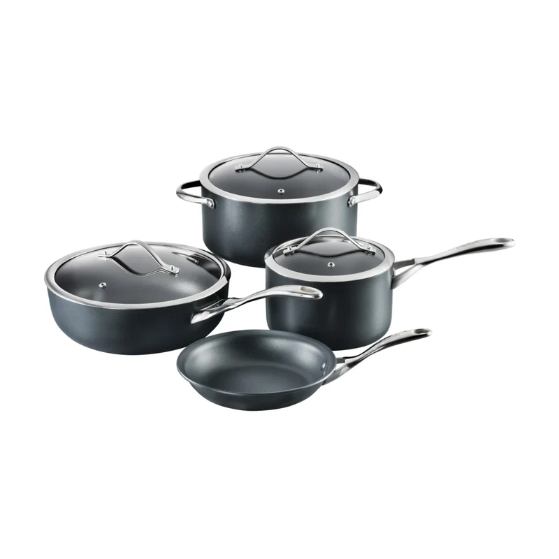Batterie de cuisine iD3® anodisée dure 7 pièces – Cuisine::pro®