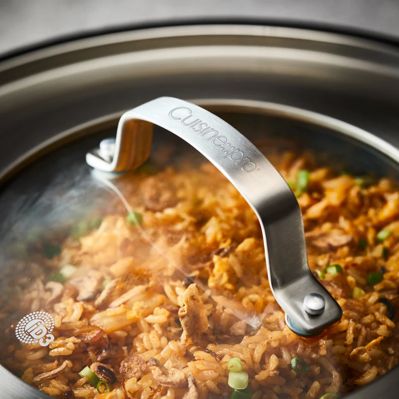 Wok avec couvercle iD3® SS 5 L – Cuisine::pro®