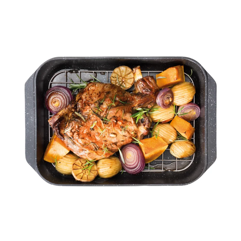 Rôtissoire avec grille 13.5" GRANITE - Cuisine::pro®