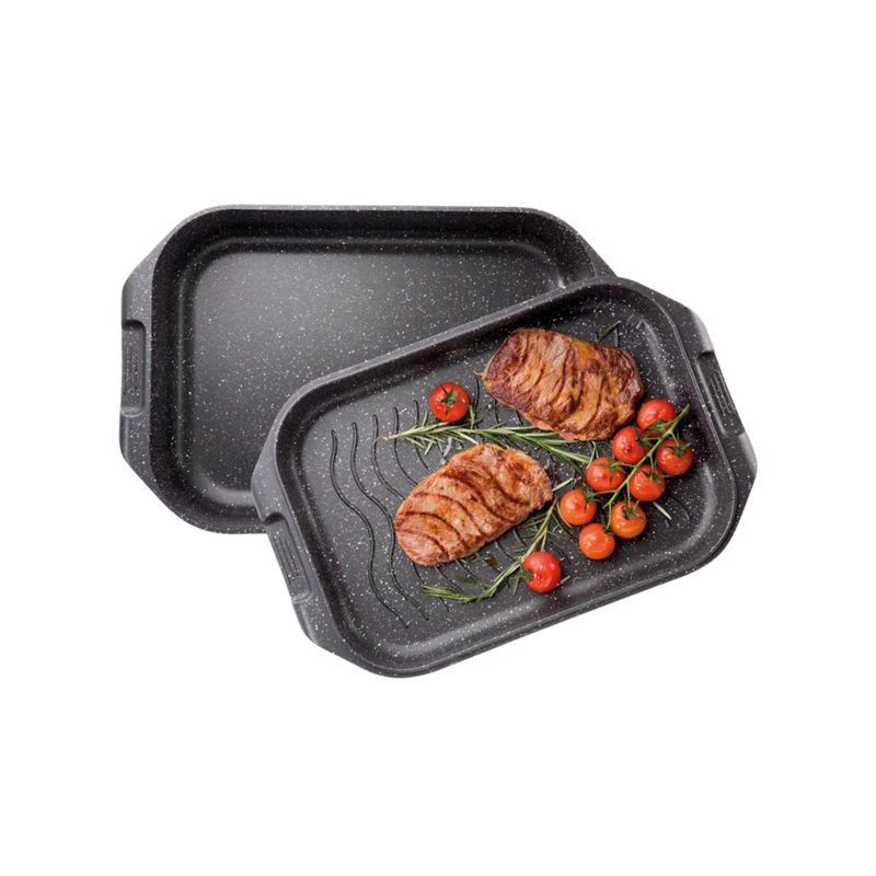 Rôtissoire 2-en-1 13.5" GRANITE - Cuisine::pro®