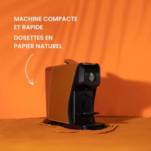 Machine à café EOH - Cuir Camel - MALONGO