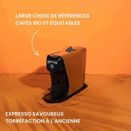 Machine à café EOH - Cuir Camel - MALONGO