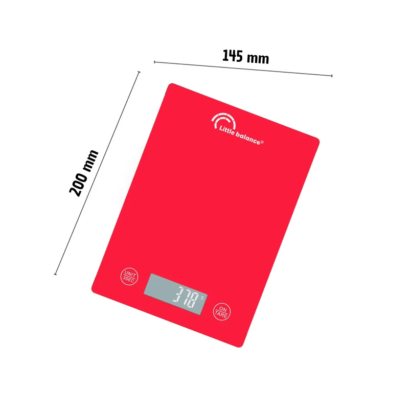 Bundle, Crêpière First Rouge & Balance culinaire Starty Rouge