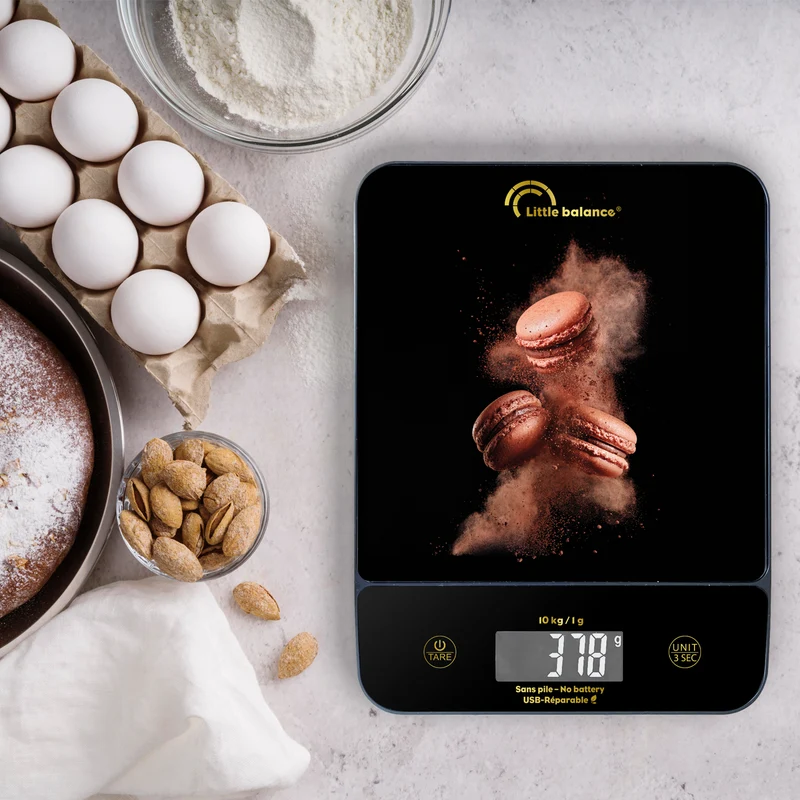 Balance de cuisine, Happy Genius 10 Choco USB, Sans pile