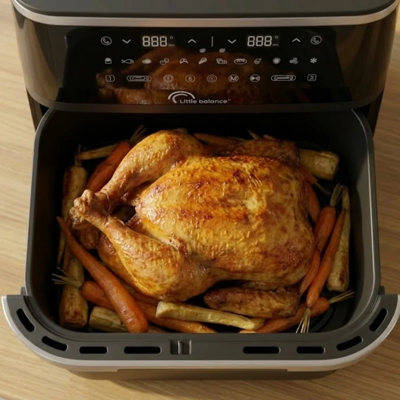 Friteuse sans huile, Crousty Light Duo Flex 9L