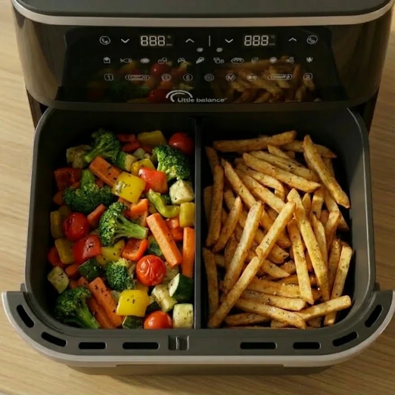 Friteuse sans huile, Crousty Light Duo Flex 9L