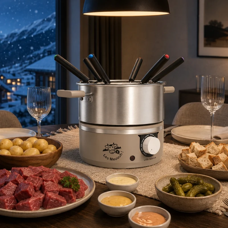 Appareil à fondue, Little Fondue Meuuuuh, Muscade