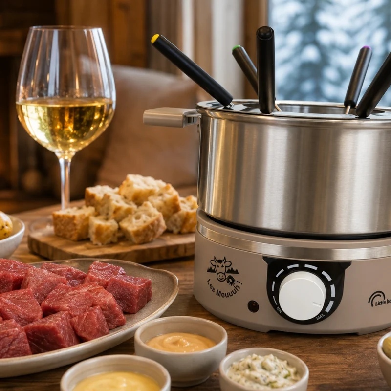 Appareil à fondue, Little Fondue Meuuuuh, Muscade