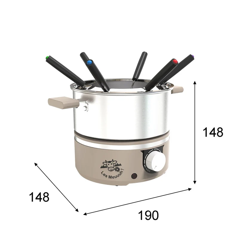 Appareil à fondue, Little Fondue Meuuuuh, Muscade