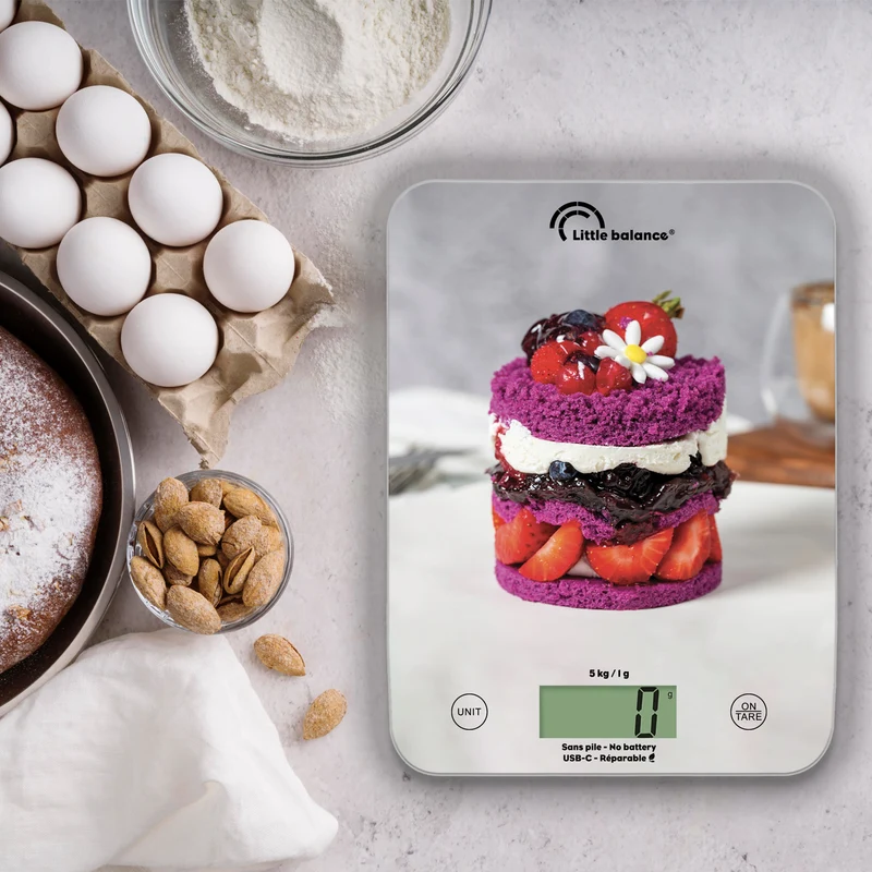 Balance de cuisine, Slim Fruitcakes USB, Sans pile
