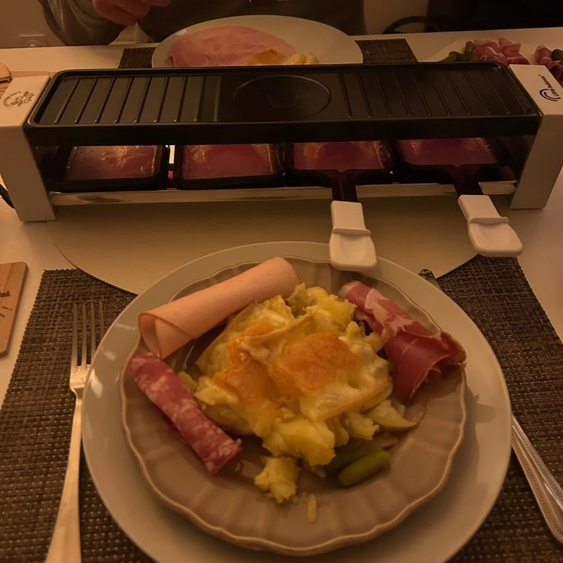 Appareil à raclette, Meuuuh 4, Blanc