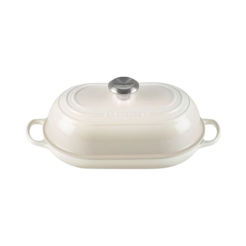 Cocotte à pain ovale Meringue 1,4 L - Le Creuset
