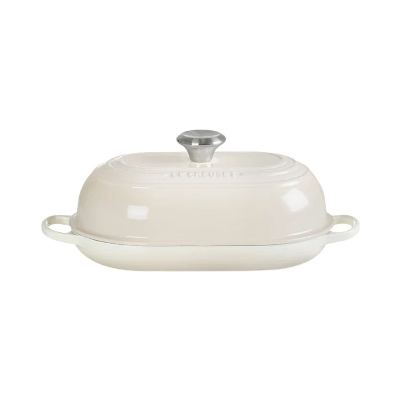 Cocotte à pain ovale Meringue 1,4 L - Le Creuset