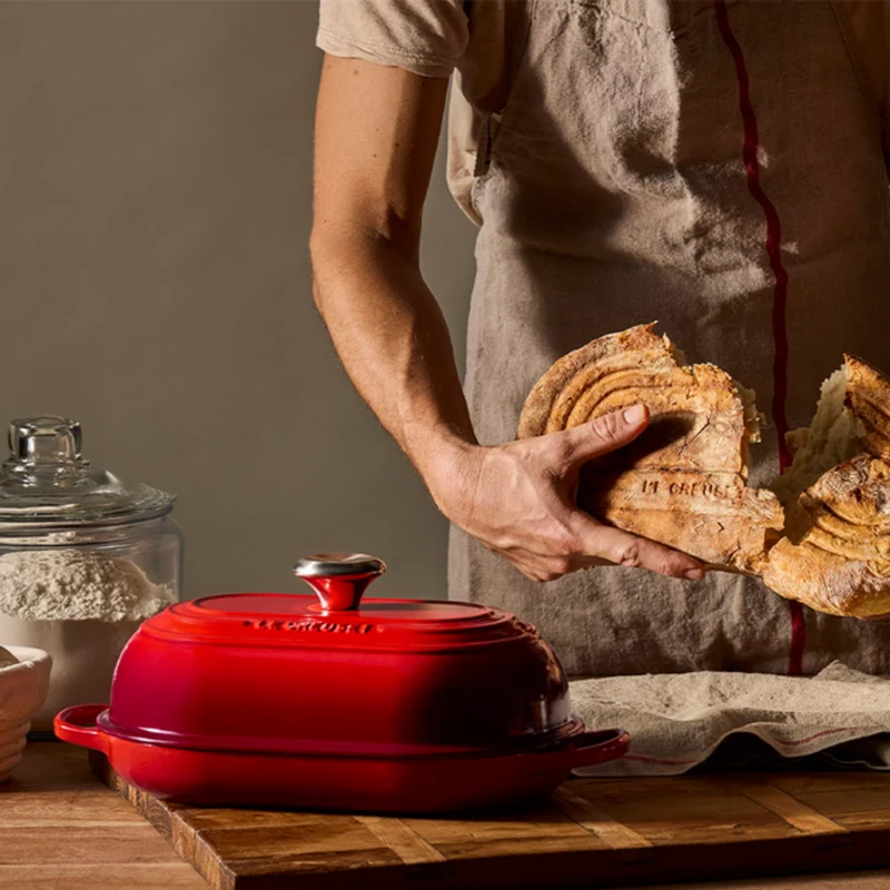 Cocotte à pain ovale Cerise 1,4 L - Le Creuset