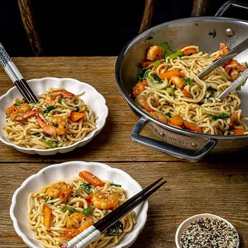 Wok Inox Castel'Pro anses fixes - CRISTEL