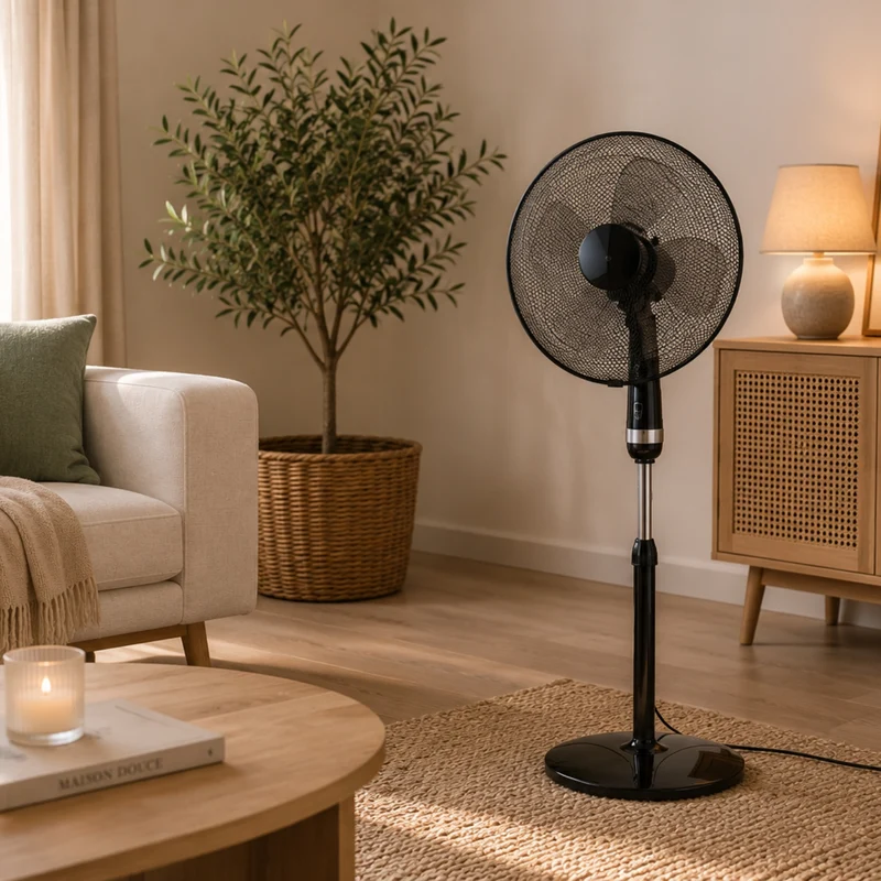 Ventilateur sur pied, Alizé Timer