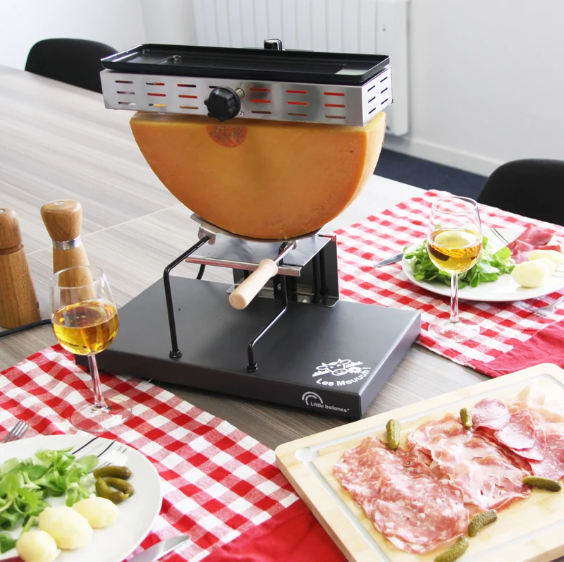 Appareil à raclette traditionnel, Pro Savoyarde 1/2 meule Meuuuh