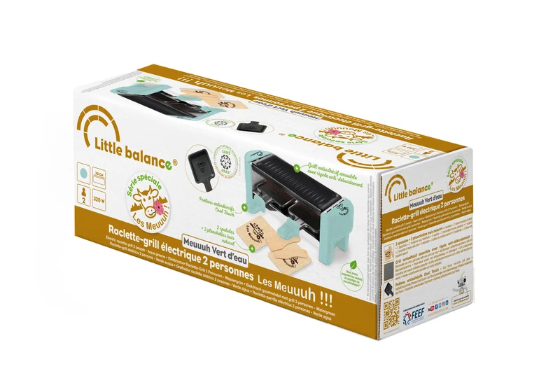 Appareil à Raclette, Meuuuh Duo, Vert d'eau