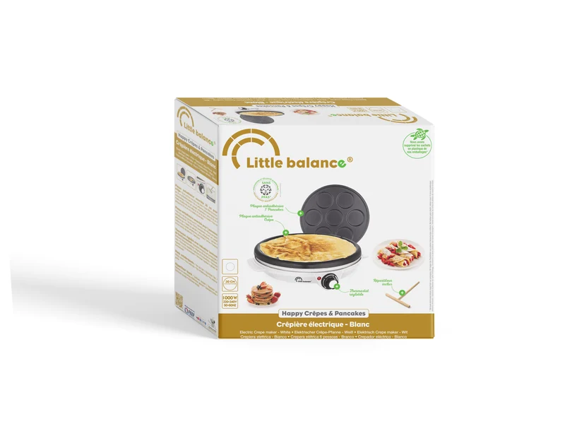 Crêpière, Duo 1000, Blanche