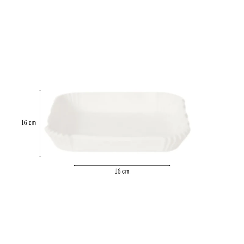 Lot de 50 barquettes en papier sulfurisé pour Air Fryer, Easy Barquette 16