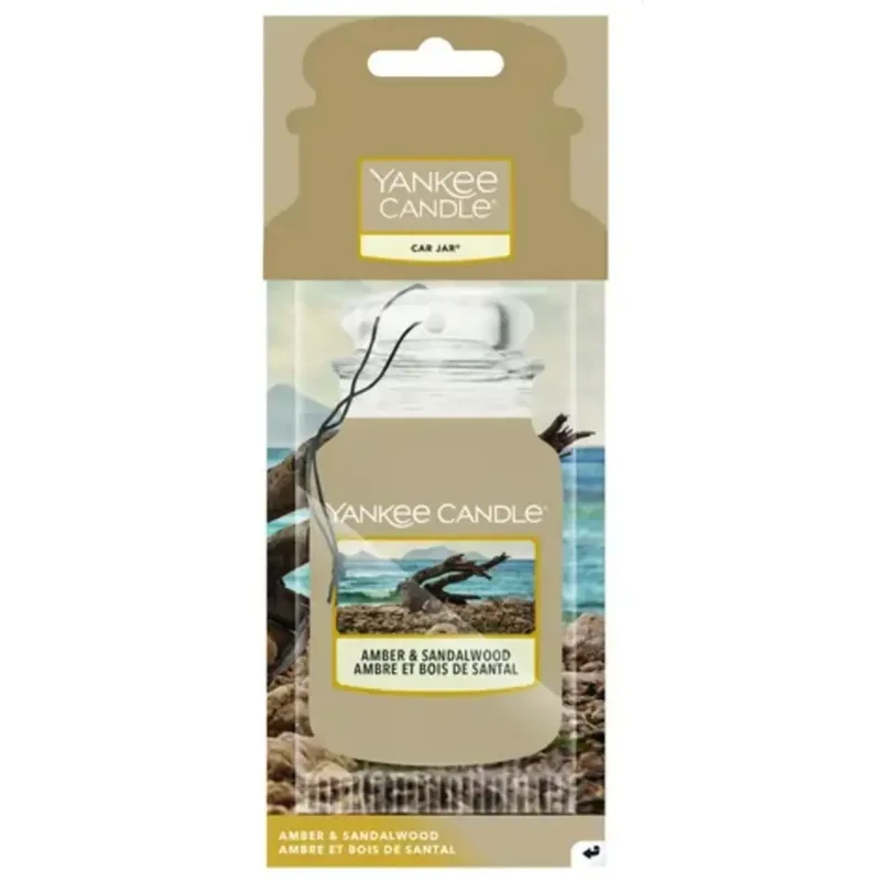 Yankee Candle Amber&Santalwood désodorisant pour voiture 12 g