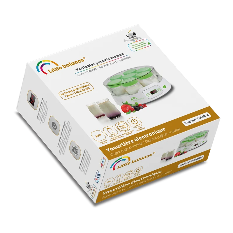 Yaourtière, Yogurt Digital & 7 pots