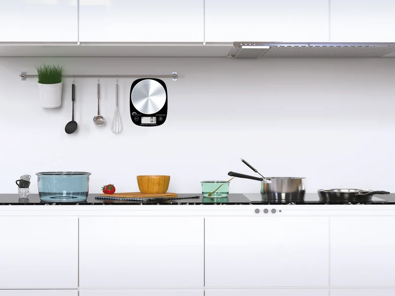 Balance de cuisine Pro Inox 5.1 Ultraprécision Noire, Sans pile USB, Avec bol