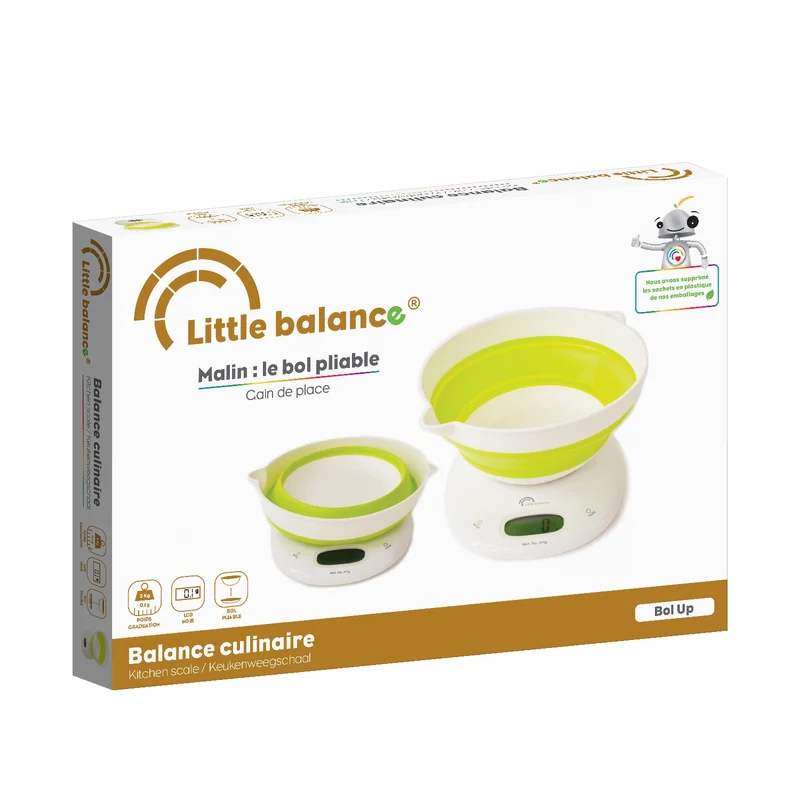 Balance de cuisine avec bol pliable, Bol 'Up