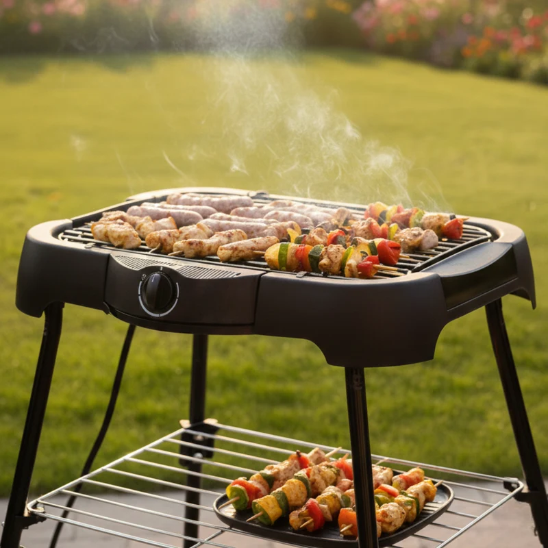 BBQ Electrique, avec pieds, Garden Max
