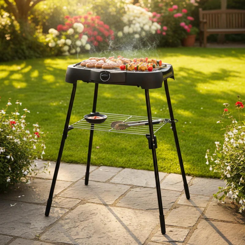 BBQ Electrique, avec pieds, Garden Max