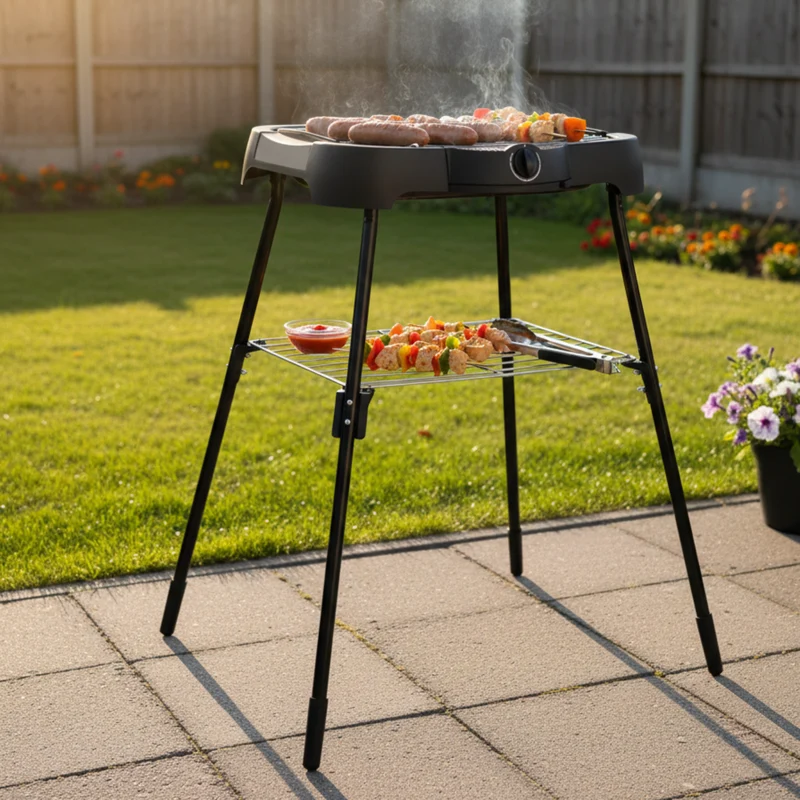 BBQ Electrique, avec pieds, Garden Max