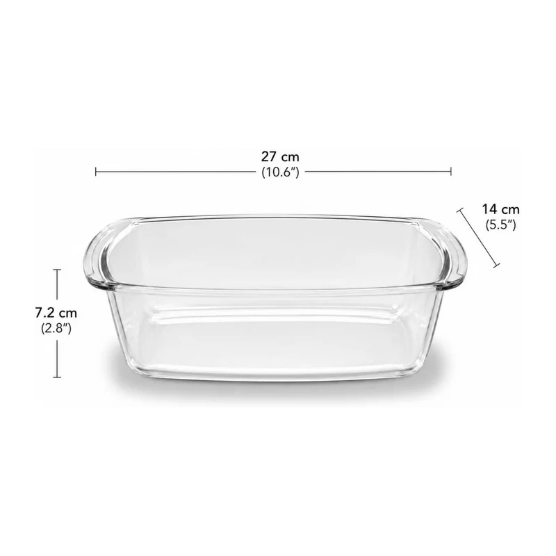 Moule à pain en verre borosilicaté avec poignées 27 cm – Starfrit