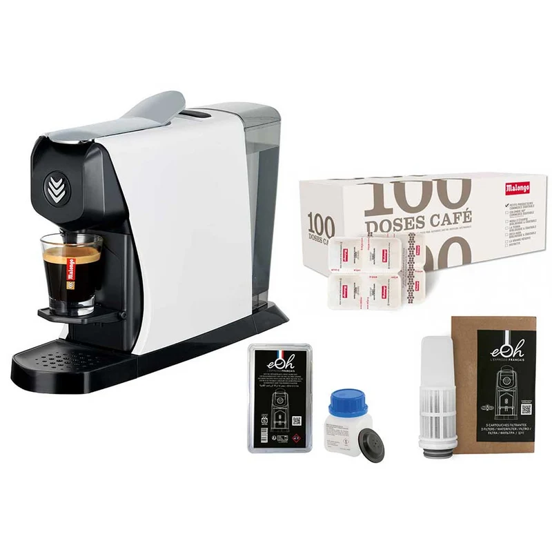 Pack Tranquillité Machine à café EOH avec accessoires et café - MALONGO