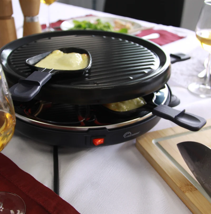 Appareil à raclette, Cheese & Fun 6, Bleu nuit