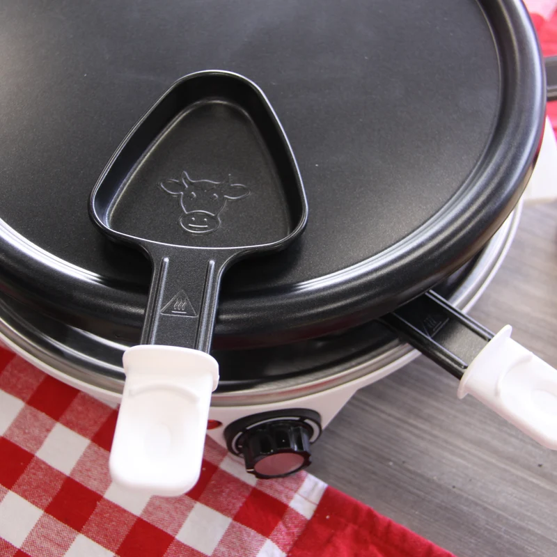 Appareil à Raclette, Cheese & Crêpes 6 Meuuuh, Blanc