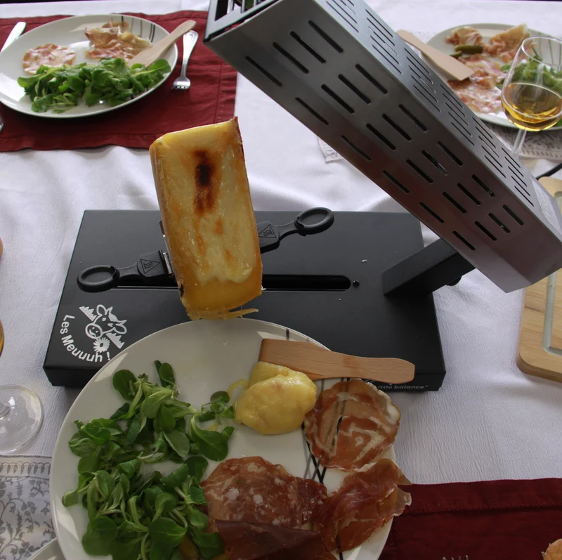 Appareil à raclette traditionnel, Savoyarde 1/4 meule Meuuuh