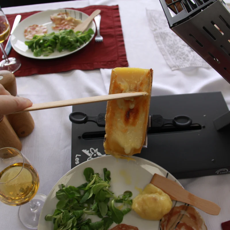 Appareil à raclette traditionnel, Savoyarde 1/4 meule Meuuuh