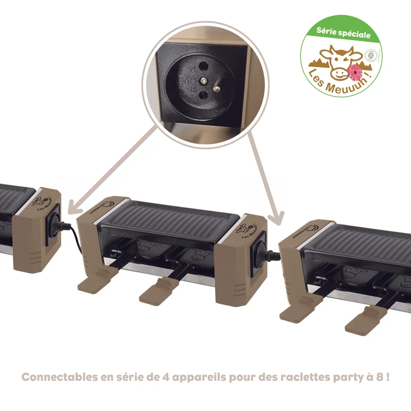 Appareil à raclette, Happy Connect 2 Meuuuh, Muscade