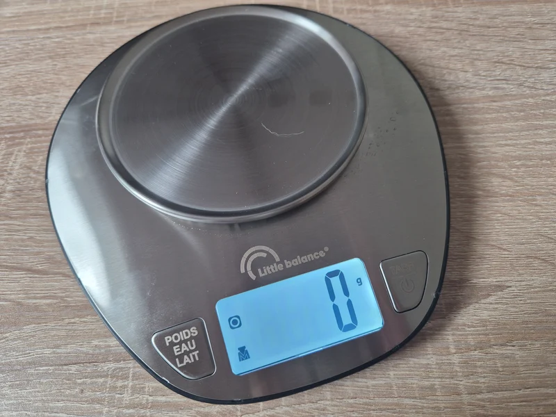 Balance de cuisine, XB5 Inox Noir