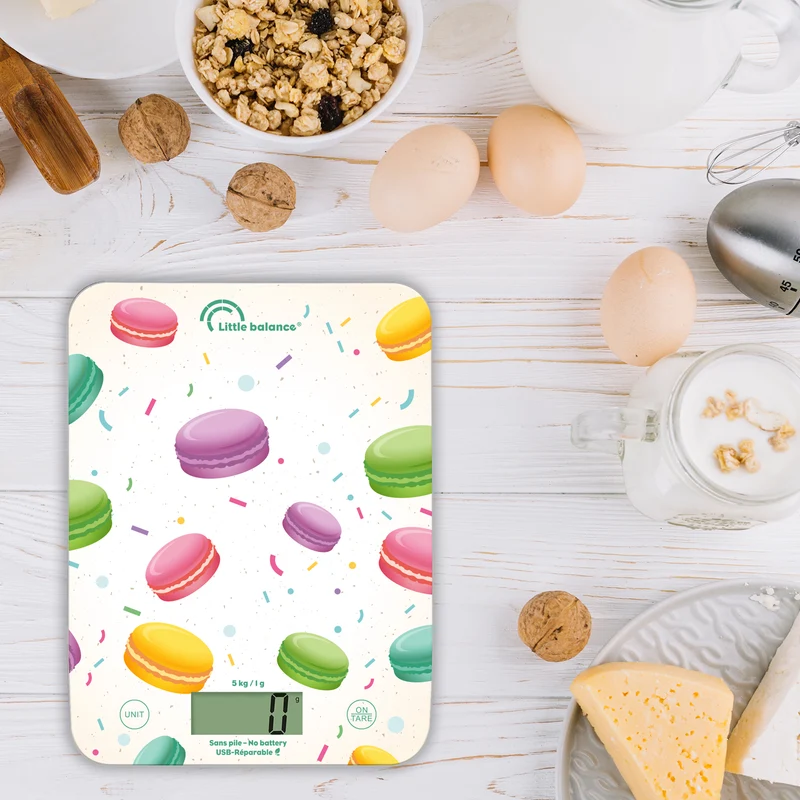 Balance de cuisine, Slim Acidulée USB, Sans pile
