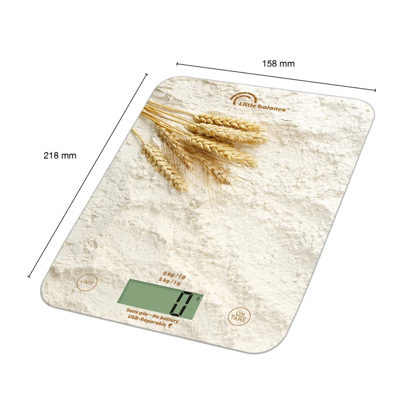 Balance de cuisine, Slim La Beauce USB, Sans pile