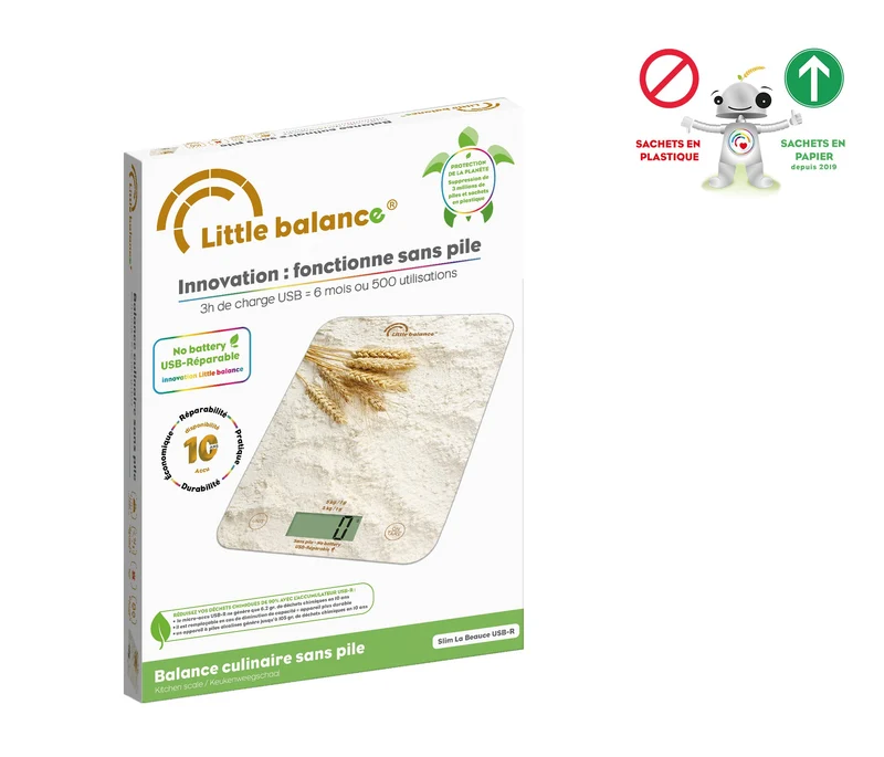 Balance de cuisine, Slim La Beauce USB, Sans pile